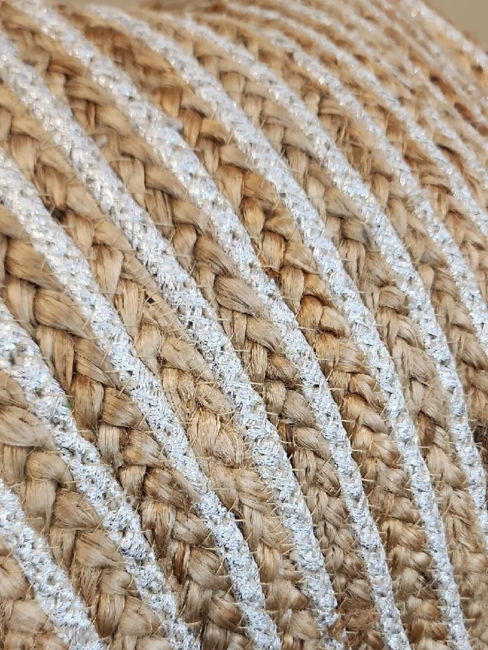 Handwoven Straw Shoulder Tote Bag Boho Beach Resort Natural Tan OS